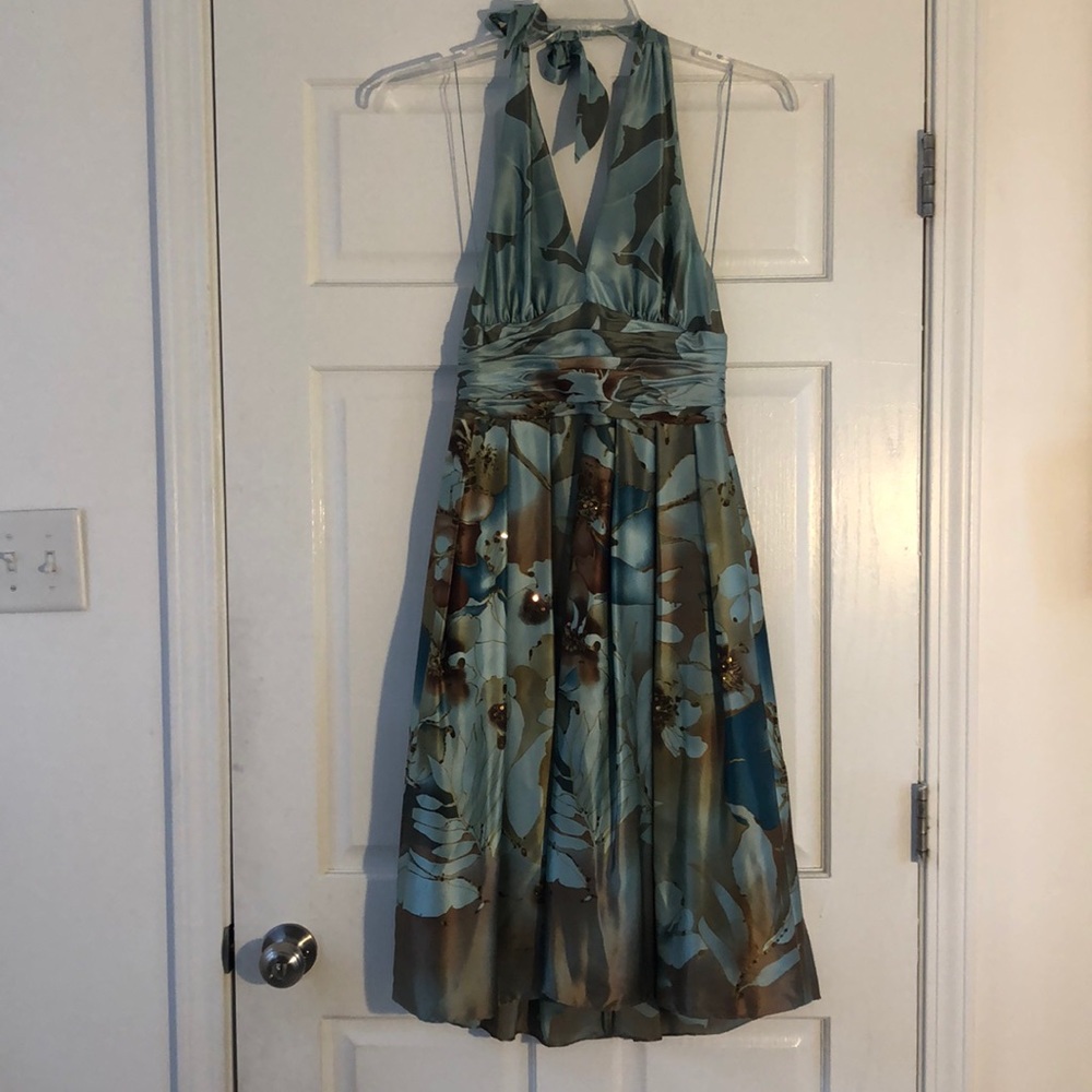 Floral Halter Dress
